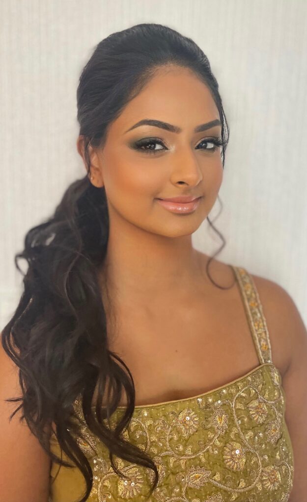 SOUTH ASIAN WITH LIGHT TO MEDIUM SKIN TONE, MEDIUM TO DARK EYES, AND COOL TO NEUTRAL UNDERTONES GLAM INSPO 
